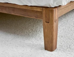 BENA mid-century modern double size bed frame