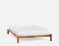 BENA mid-century modern double size bed frame
