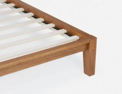 BENA mid-century modern queen size bed frame
