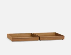 BENA mid-century modern queen size bed frame