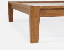 BENA mid-century modern queen size bed frame