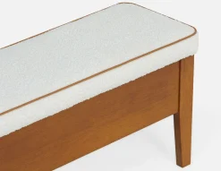 BENA mid-century modern storage bench