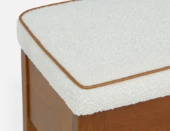 BENA mid-century modern storage bench