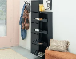 BERT modern 4-door shoe cabinet