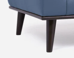 BETTA 100% leather mid century sofa