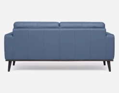 BETTA 100% leather mid century sofa