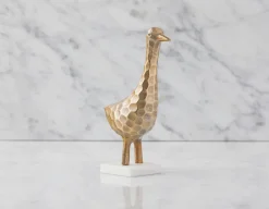 BEYA aluminum sculpture with marble base 22 cm