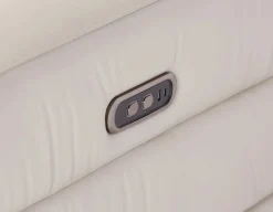 BILLIE left-facing 100% leather power reclining sectional sofa