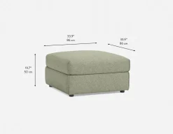 BOWERY contemporary ottoman