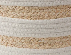 BUONO set of 3 maize and cotton rope baskets