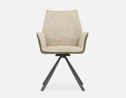 BYRON swivel dining armchair