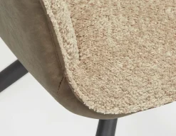 BYRON swivel dining armchair