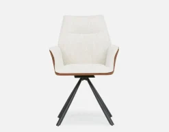 BYRON swivel dining armchair