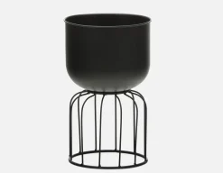 CAGI metal planter with stand 35 cm