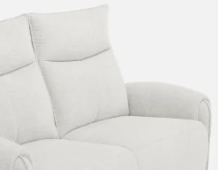 CALVERO contemporary power-reclining loveseat with usb port