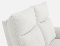 CALVERO contemporary power-reclining loveseat with usb port