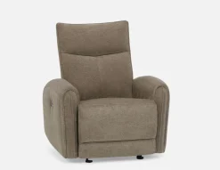 CALVERO contemporary power-reclining and glider armchair with usb port