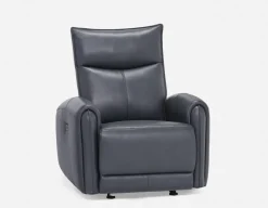 CALVERO contemporary power-reclining and glider armchair with usb port