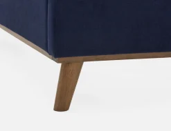 CARME mid-century modern tufted upholstered queen size bed