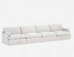 CHABLIS 4-pc modular interchangeable sofa