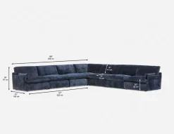 CHABLIS 7-pc modular interchangeable sofa