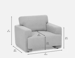 CHARLIE modern contemporary armchair