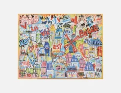 CITY CDG acrylic shadow box art 85 x 110 cm