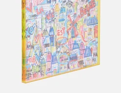 CITY CDG acrylic shadow box art 85 x 110 cm