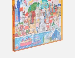 CITY YUL acrylic shadow box art 85 x 110 cm