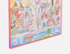 CITY YYZ acrylic shadow box art 85 x 110 cm