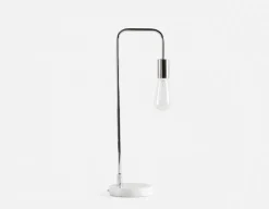CLEARA marble base table lamp 57 cm height