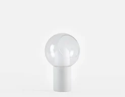 CLEARA marble base table lamp 57 cm height