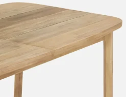 DALTON rustic farmhouse extendable acacia wood dining table 180cm
