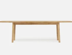 DALTON rustic farmhouse extendable acacia wood dining table 180cm