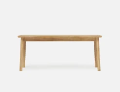 DALTON rustic farmhouse extendable acacia wood dining table 180cm