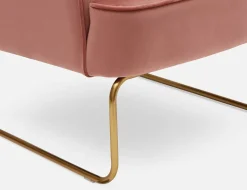 DARAH velvet armchair