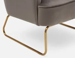 DARAH velvet armchair
