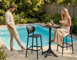 DARIA indoor/outdoor bar stool 76cm