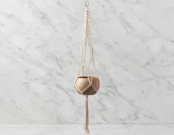DASH planter with wood stand 21 cm
