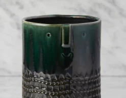 DASH planter with wood stand 21 cm