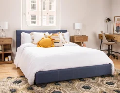 DENICE modern contemporary upholstered queen size bed