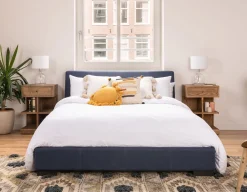 DENICE modern contemporary upholstered queen size bed