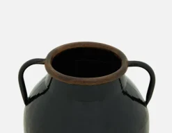 DEVENTER small metallic vase 22cm