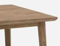 DINA extendable acacia wood dining table 180 cm to 260 cm