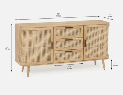DOMINGO 2-door sideboard