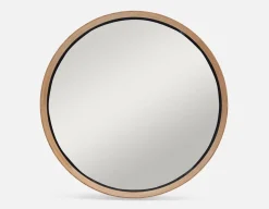 DONTE oak framed mirror 45 cm x 115 cm