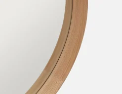 DORA oak framed mirror 100 cm
