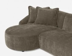 DOYER modern left-facing sectional sofa