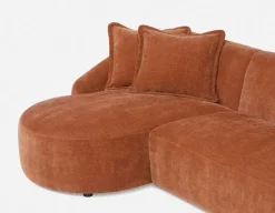 DOYER modern left-facing sectional sofa