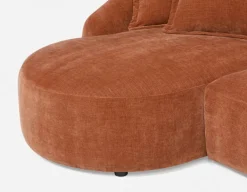 DOYER modern left-facing sectional sofa